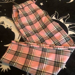 HotTopic Plaid Pants (Pink)